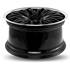Jante INFINY INDIVIDUAL Klatz-Rsl Noir Face Polie Bord Inox 8,5x20 5x112ET45