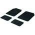 4 tapis moquette universels Fluo vert