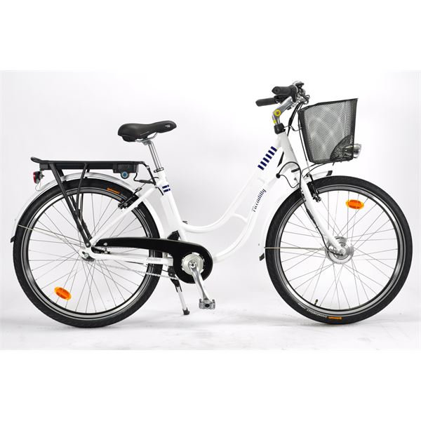 Vélo ville électrique Feu Vert Piccadilly So Frenchy Blanc