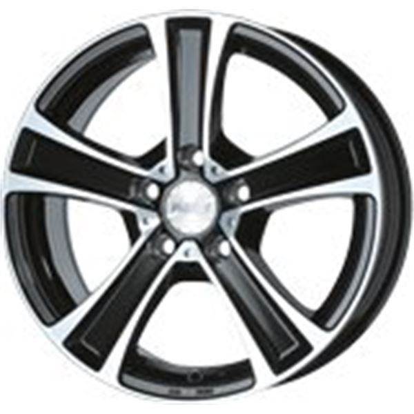 Jante PLATIN Pl56 Noir Brillant Poli 7,5x17 5x112ET50