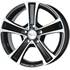 Jante PLATIN Pl56 Noir Brillant Poli 7,5x17 5x112ET50