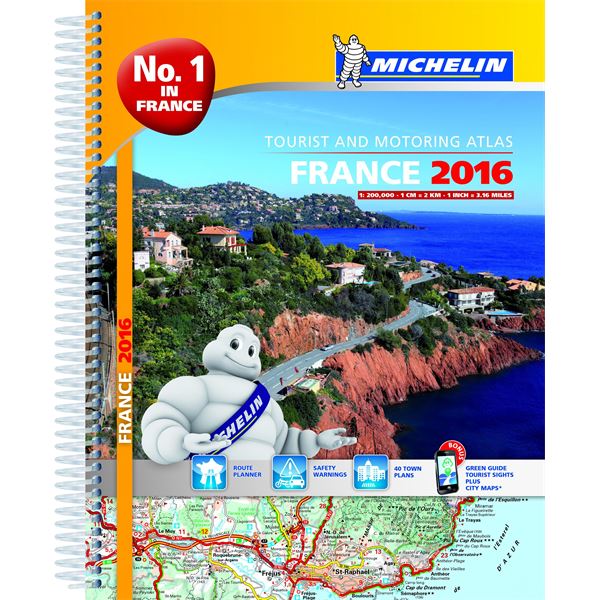 Atlas de France routier à spirale  2016 Michelin