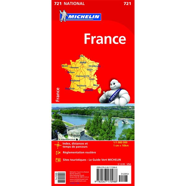 Carte de France 2016 Michelin