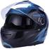 Casque moto modulable noir/ bleu Taille XL Eole