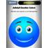 Sticker voiture EMOCARS colors version 6 bleu