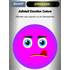 Sticker voiture EMOCARS colors version 8 magenta