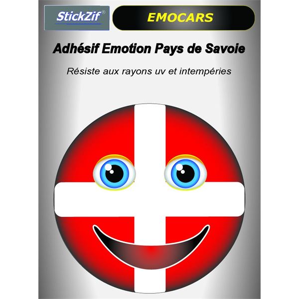 Sticker voiture EMOCARS Savoie