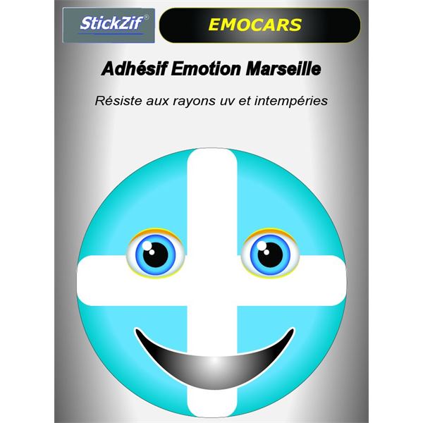 Sticker voiture EMOCARS Marseille