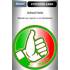 Sticker voiture Italie