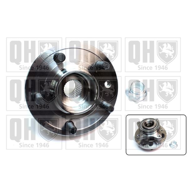 1 kit de roulement de roue avant Quinton Hazell QWB1491