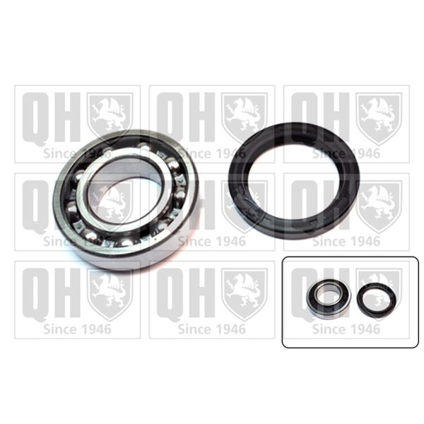 1 kit de roulement de roue arrière Quinton Hazell QWB1555