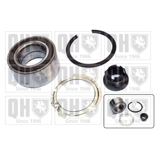 1 kit de roulement de roue avant Quinton Hazell QWB1443