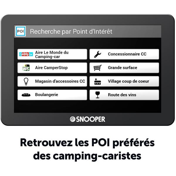GPS camping car Snooper cc6600