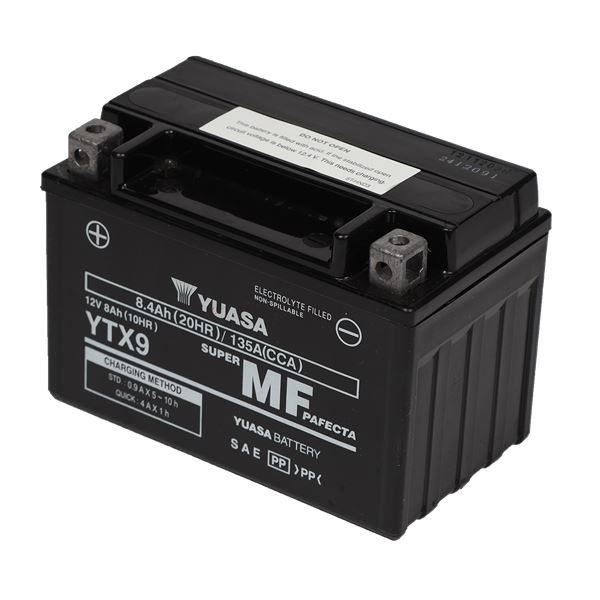 Batterie scooter et moto Power Yuasa YTX9 (FA)