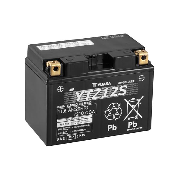 Batterie scooter et moto Power Yuasa YTZ12S (FA)