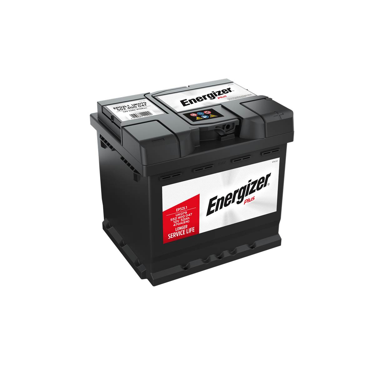 Batterie Voiture Energizer Ep52-l1 - 52ah / 470a - 12v