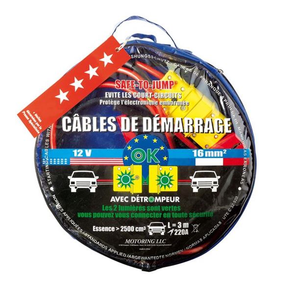 Câble de démarrage 16mm² avec détrompeur