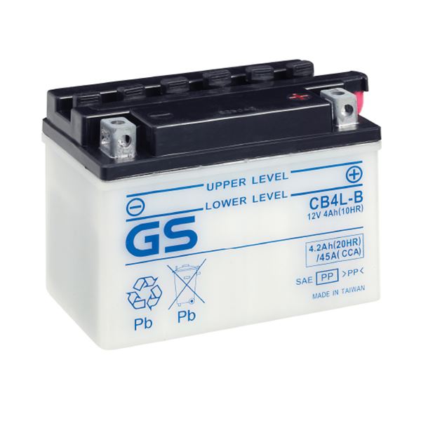 Batterie moto et scooter GS YUASA CB4L-B