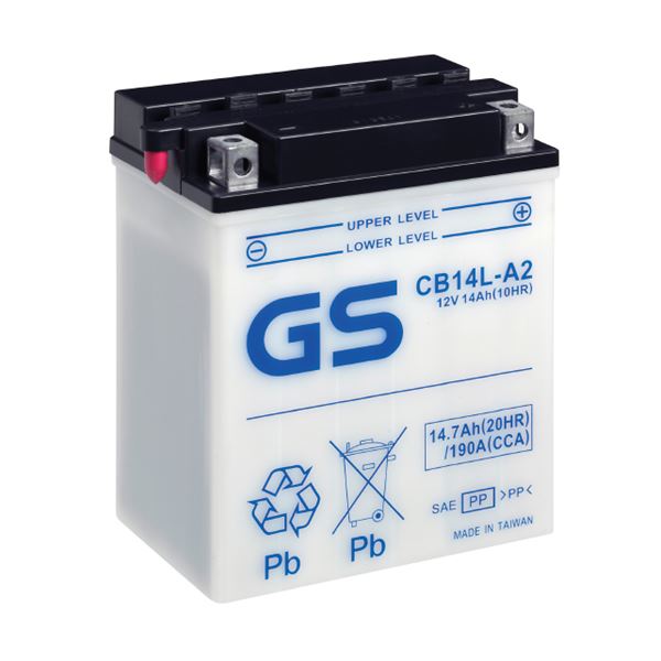Batterie moto et scooter GS YUASA CB14L-A2