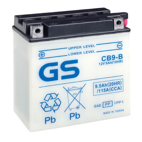 Batterie moto et scooter GS YUASA CB9B