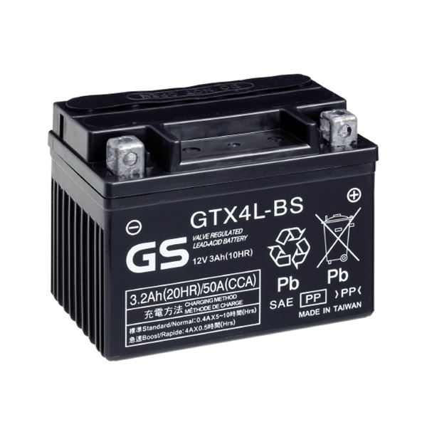 Batterie moto et scooter GS YUASA GTX4L-BS