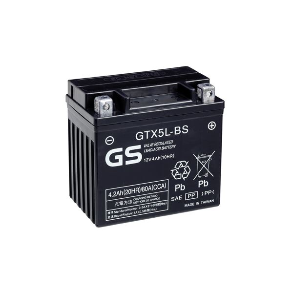 Batterie moto et scooter GS YUASA GTX5L-BS