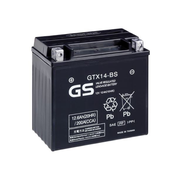 Batterie moto et scooter GS YUASA GTX14-BS