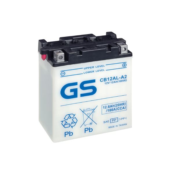 Batterie moto et scooter GS YUASA CB12AL-A2