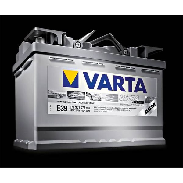 Batterie voiture Varta Start&Stop AGM E39 - 70Ah / 760A - 12V