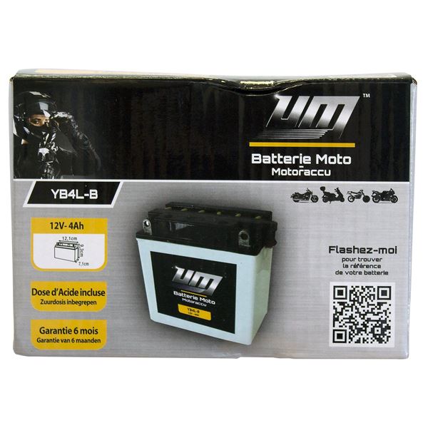 Batterie moto et scooter YB4L-B