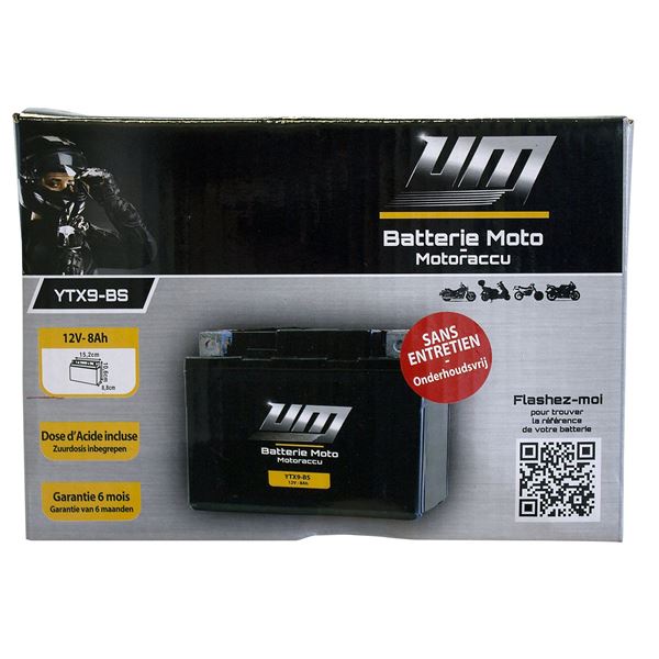 Batterie moto et scooter YTX9-BS