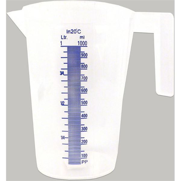 Broc gradué transparent 1litre