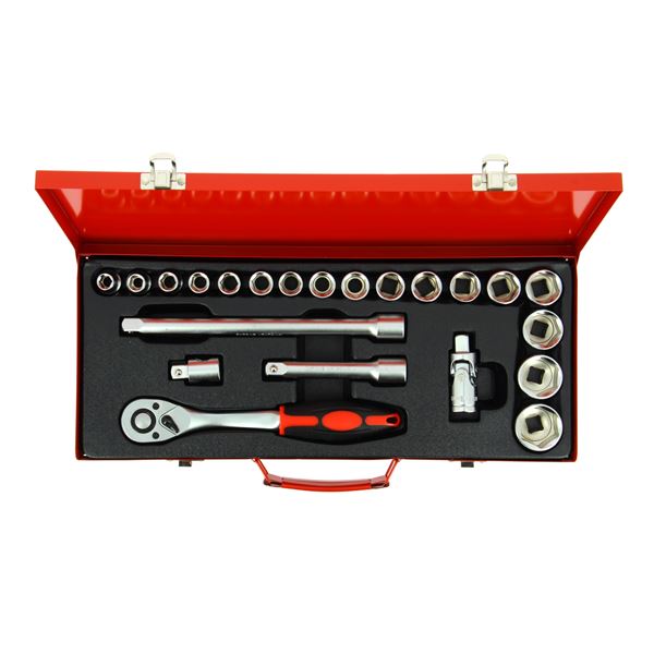 Coffret de serrage 22 pièces 1/2"