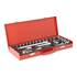 Coffret de serrage 22 pièces 1/2"
