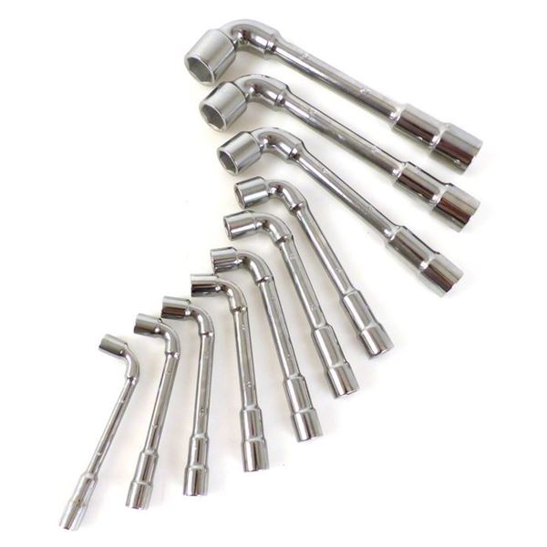 Clés à pipe débouchées 8 à 21 PRECISION STEEL