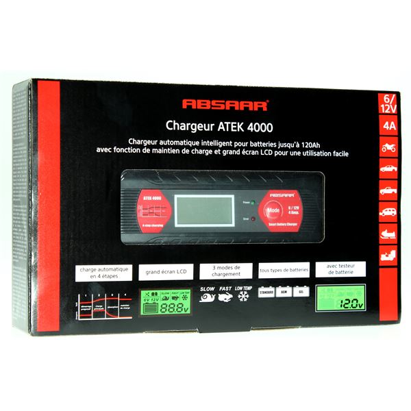 Chargeur intelligent ABSAAR ATEK400