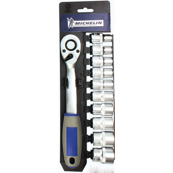 Cliquet 1/2" Michelin avec 10 douilles