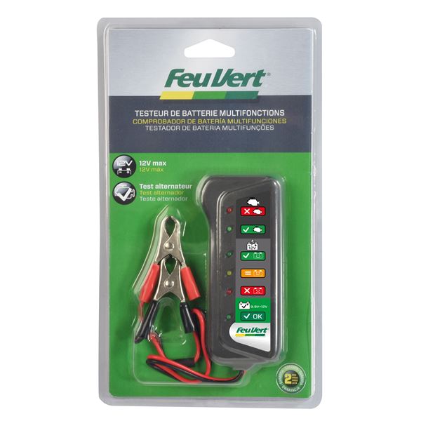 Testeur de batterie multifonctions Feu Vert
