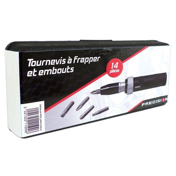 Tournevis à frapper et embouts PRECISION STEEL