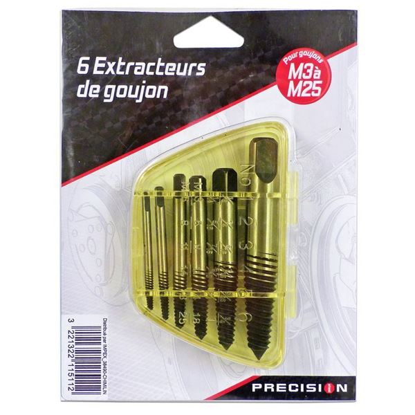 6 extracteurs de goujon