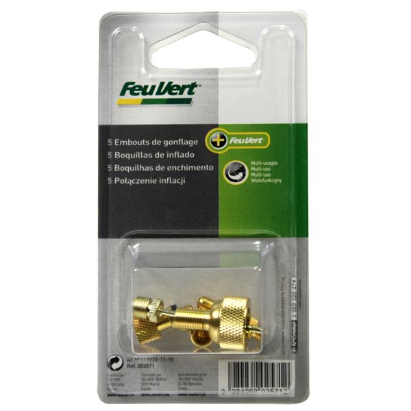 Kit de gonflage pneu 5 pièces Feu Vert