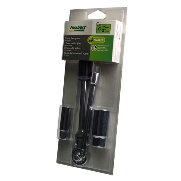 Clé bougie cliquet 16-21 mm Feu Vert
