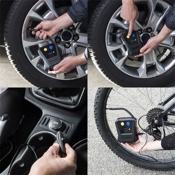 Mini Compresseur 12V à affichage digital + prise USB MICHELIN