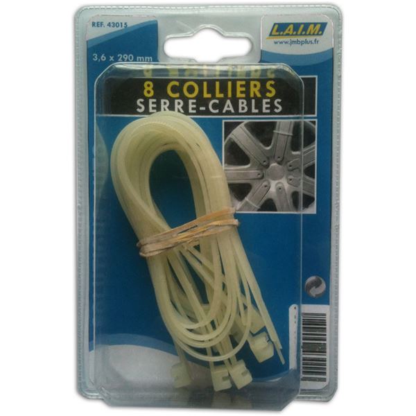 8 colliers de serrage pour enjoliveurs IMDIFA