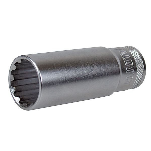 Douille longue multi-empreintes 14 mm, carré 1/2 Autobest