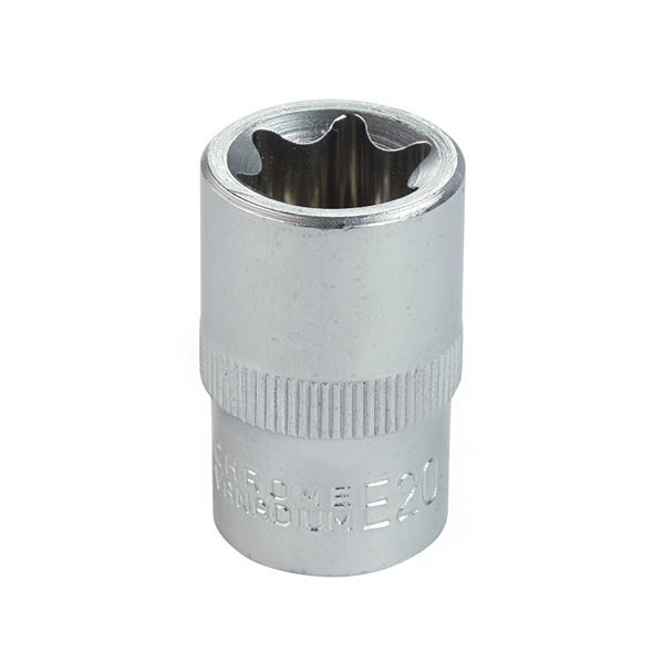 Douille Torx femelle E20, carré 1/2