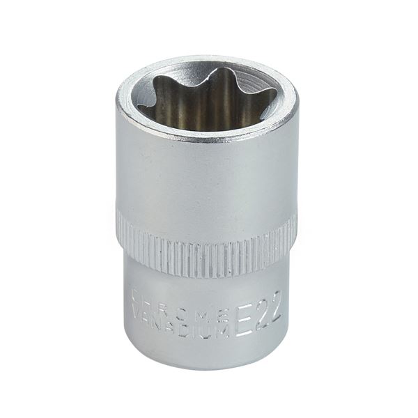 Douille Torx femelle E22, carré 1/2