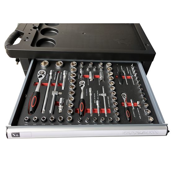 Servante d'atelier 170 outils 7 tiroirs