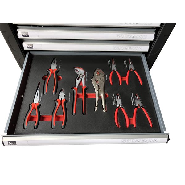 Servante d'atelier 170 outils 7 tiroirs