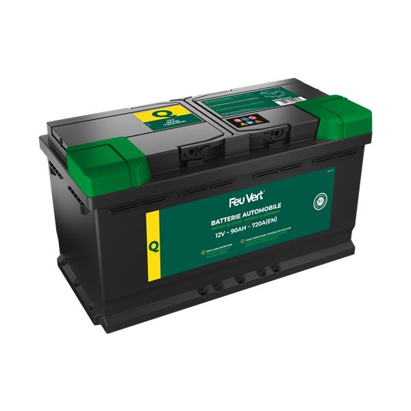 Batterie voiture Feu Vert Q - 90Ah / 720A - 12V